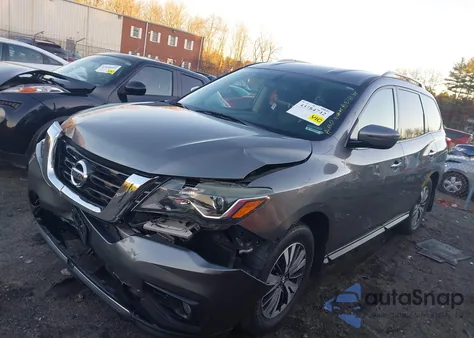 2017 Nissan Pathfinder Sv из США, поврежденный, VIN 5N1DR2MM8HC689193